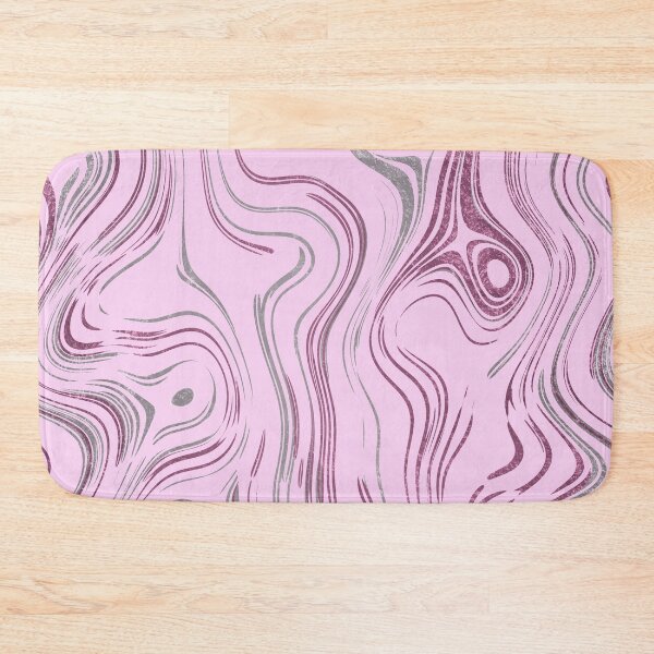 Item preview, Liquid Marble Swirls Pink Silver designed and sold by WisdomInspired.