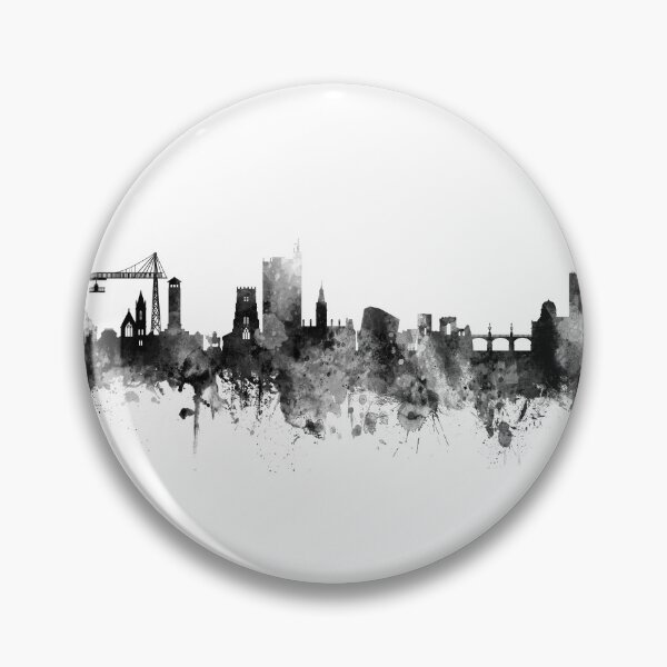 Item preview, Newport Wales Skyline designed and sold by ArtPrints.