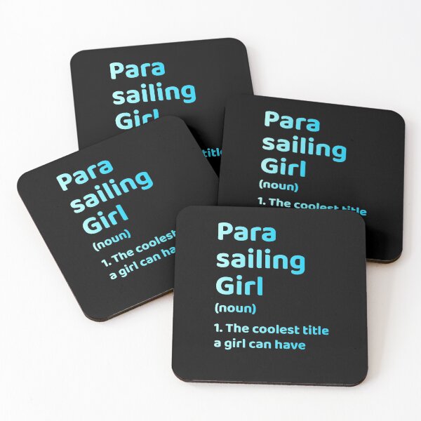 Item preview, Parasailing Parachuting Girl Gift designed and sold by TastefulTees.