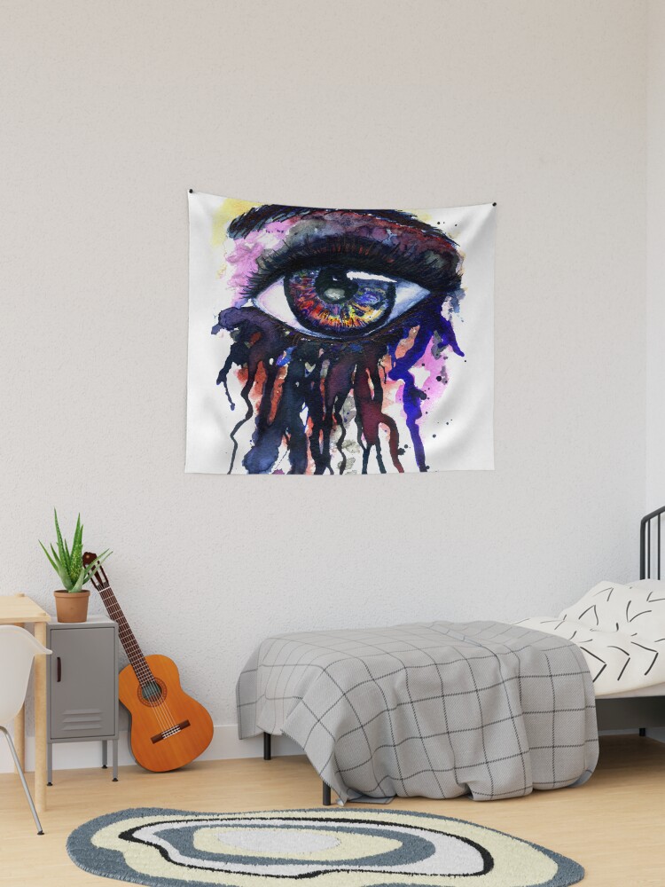 Colorful Male Eyes Sticker for Sale by AnnArtshock