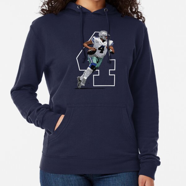 Prescott Dallas Football Quarterback Gift Lightweight Hoodie