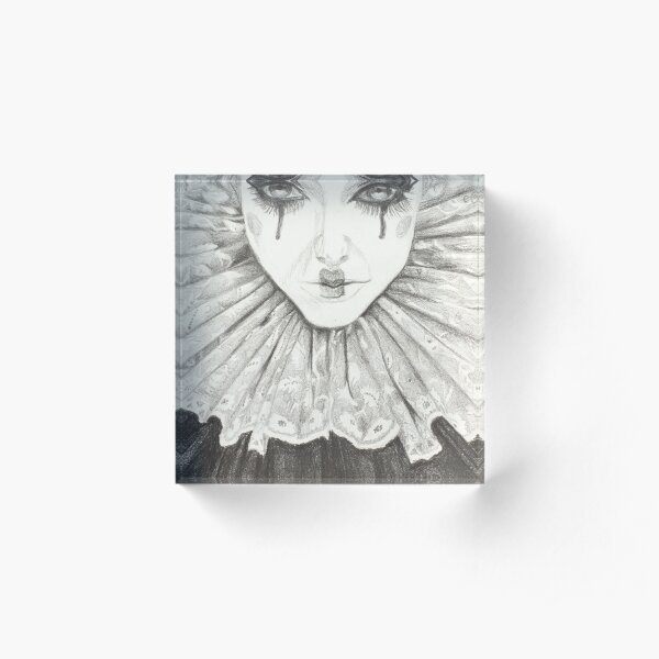 Elizabethan Clown Acrylic Block