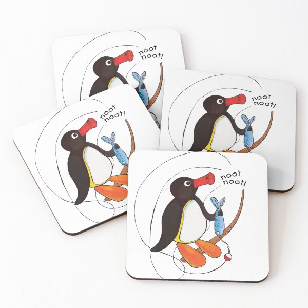 Item preview, Pingu Catching his Lunch designed and sold by emilunax.