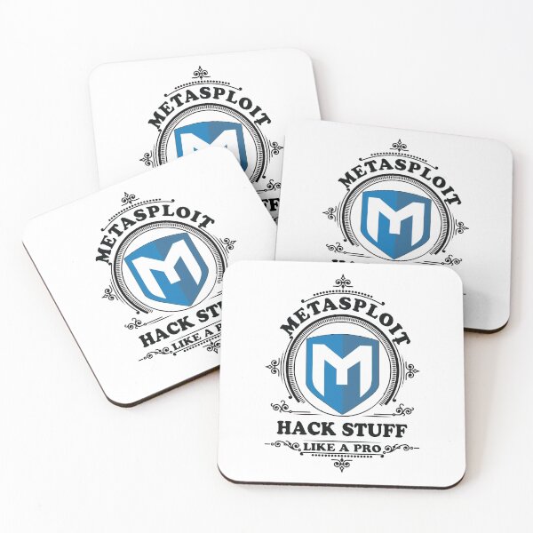 Item preview, Metasploit - Hack stuff like a pro White background designed and sold by clubtee.