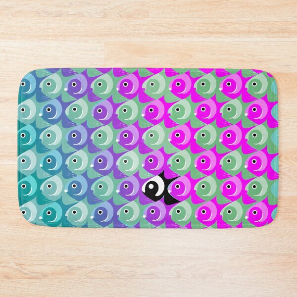 Item preview, Fish Tessellation Esher style art pattern designed and sold by MangojellyLabs.