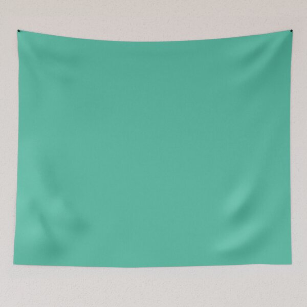 Item preview, Biscay Green Solid Color Background • Plain Wallpaper designed and sold by SassyClassyMe.