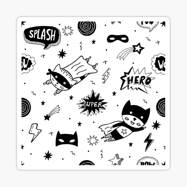 Item preview, Super Hero Seamless pattern. designed and sold by Savvalinka.