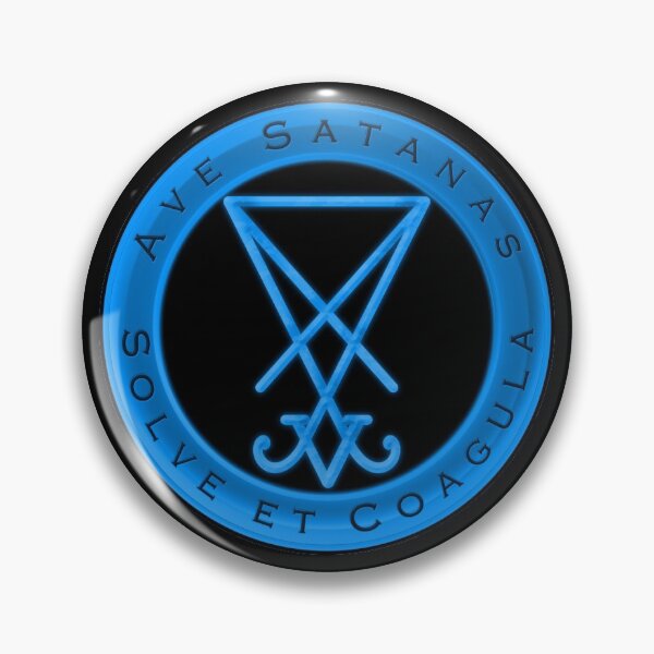 Artikelvorschau, Sigil of Lucifer in Baphomet Blue entworfen und verkauft von SatanicClothing.