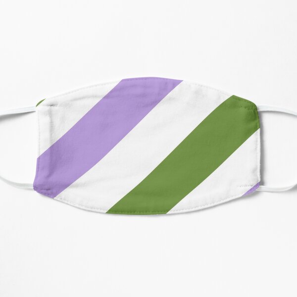 Genderqueer Pride Flag Stripes Mask