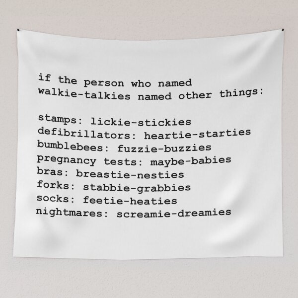 Item preview, If the person who named walkie-talkies named other things designed and sold by tiptoptees.
