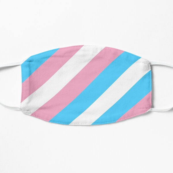 Transgender Pride Flag Stripes Mask