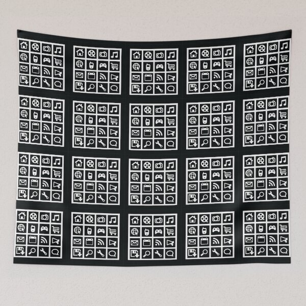 Item preview, Web icon graphics (reverse white) designed and sold by QueenieLamb.