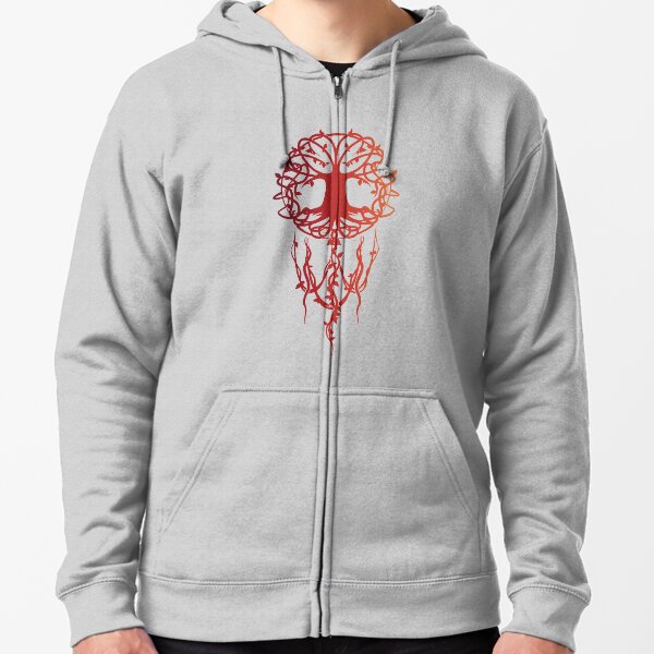 Dreamcatcher: Dystopia (El árbol del lenguaje) ver. 1 Sudadera con capucha y cremallera