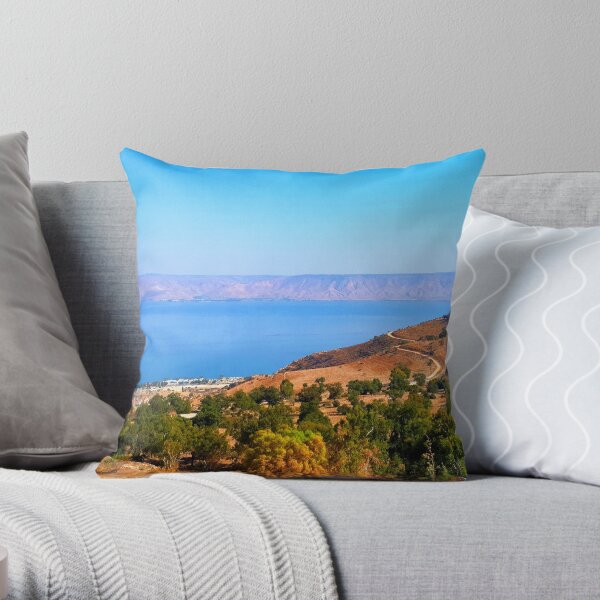 Sea of Galilee Throw Pillow