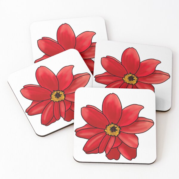 Item preview, Red Flower Design designed and sold by sloewth.