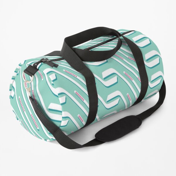 Sticks On Ice Blue #redbubble #hockey #sport Duffle Bag