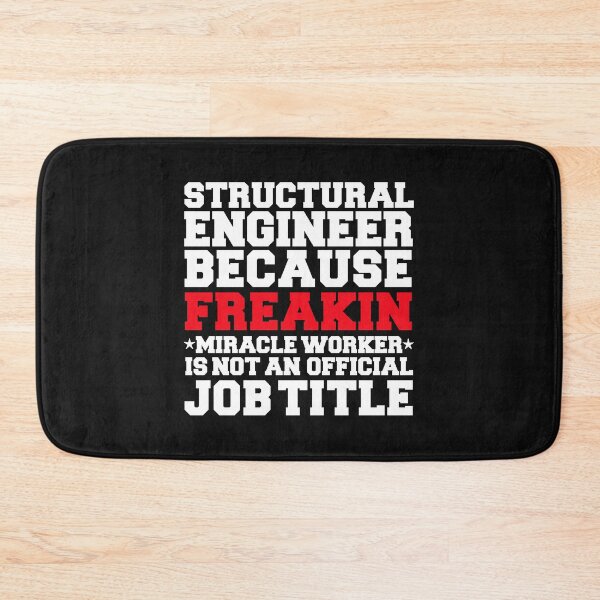 Item preview, Structural Engineer because Miracle Worker not a job title Engineering designed and sold by losttribe.