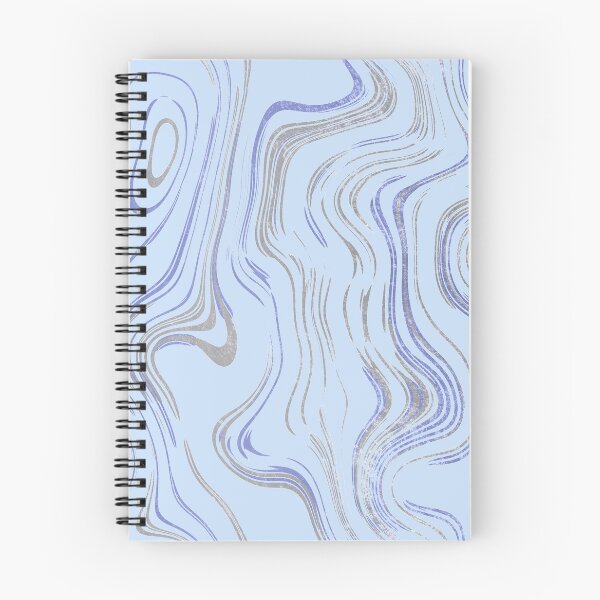 Item preview, Liquid Marble Swirls Blue Silver designed and sold by WisdomInspired.