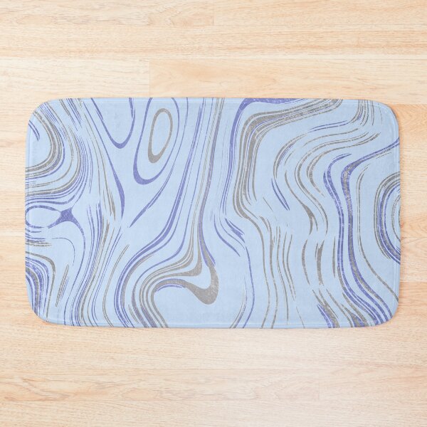 Item preview, Liquid Marble Swirls Blue Silver designed and sold by WisdomInspired.