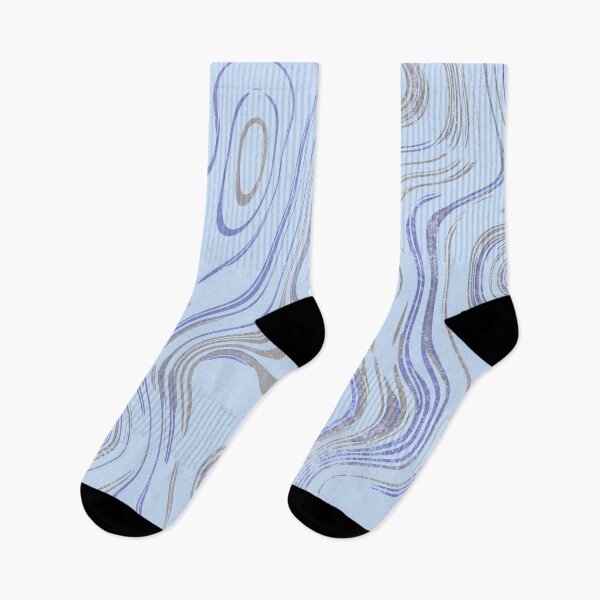 Item preview, Liquid Marble Swirls Blue Silver designed and sold by WisdomInspired.