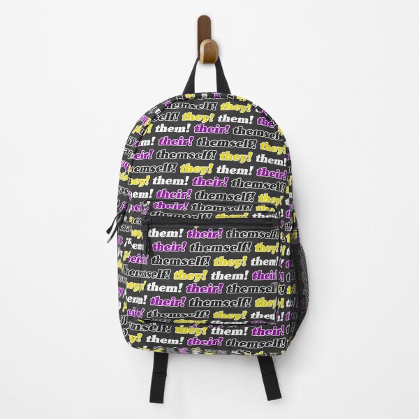 Item preview, they/them nonbinary pronoun pride designed and sold by agenderblob.