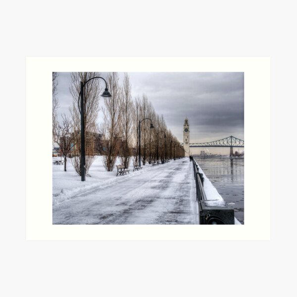 The Clocktower, Montreal Art Print