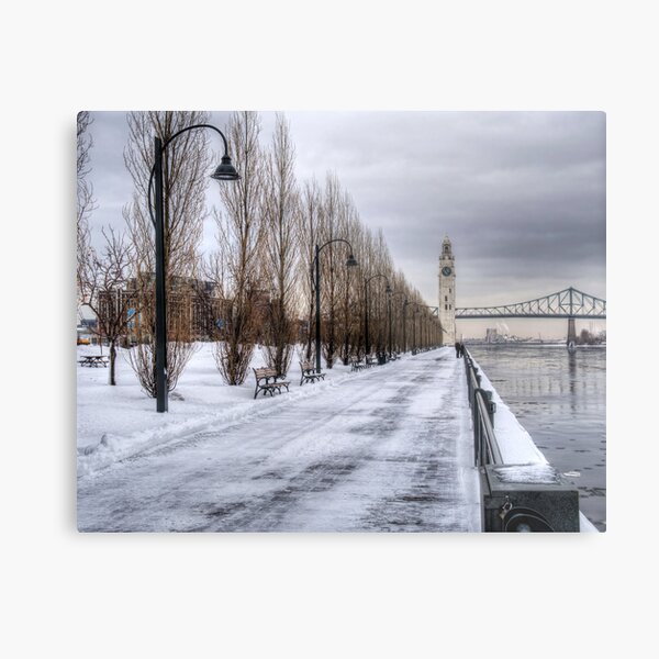 The Clocktower, Montreal Metal Print