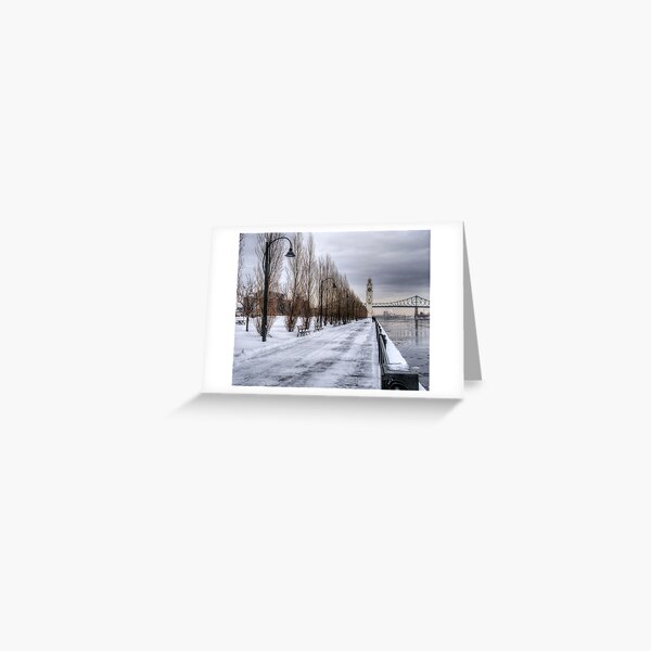The Clocktower, Montreal Greeting Card