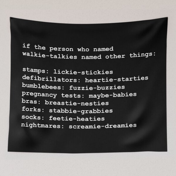 Item preview, If the person who named walkie-talkies named other things designed and sold by tiptoptees.