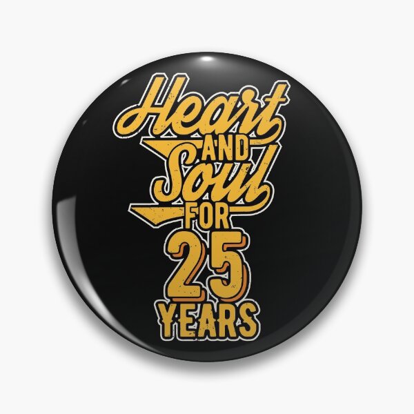 Item preview, 25 years Heart and soul- silver wedding designed and sold by Cutebutfunny.