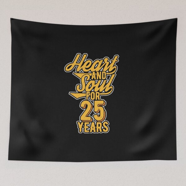 Item preview, 25 years Heart and soul- silver wedding designed and sold by Cutebutfunny.