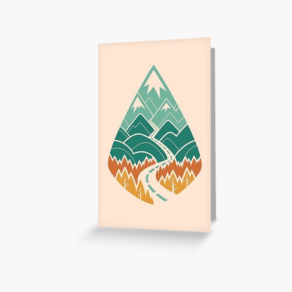The Road Goes Ever On: Summer Greeting Card