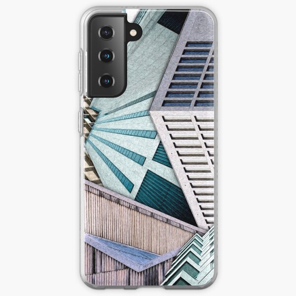 City Buildings Abstract Samsung Galaxy Soft Case