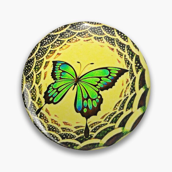 Item preview, Butterfly flying into a portal designed and sold by helenkaiy.