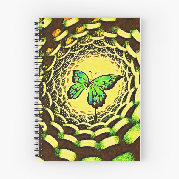 Item preview, Butterfly flying into a portal designed and sold by helenkaiy.