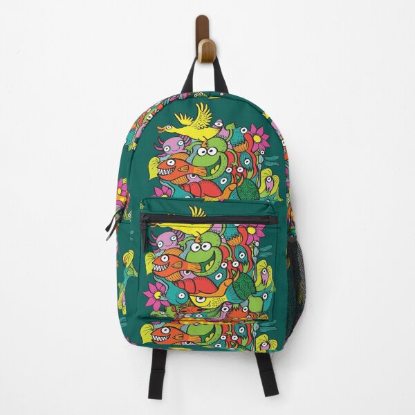 Item preview, A funny crowd of colorful creatures living in a pond designed and sold by Zoo-co.