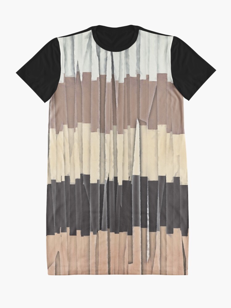 Alternate view of Shreds of Colors 3 Graphic T-Shirt Dress