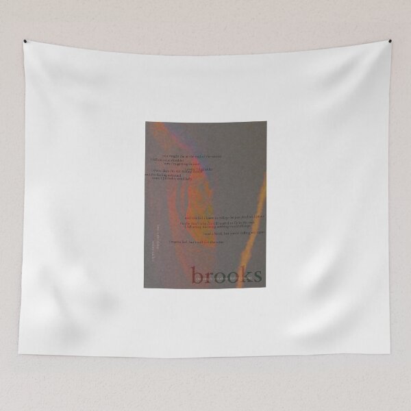 Item preview, brooks - love is not dying jeremy zucker typographic designed and sold by hilariffic.