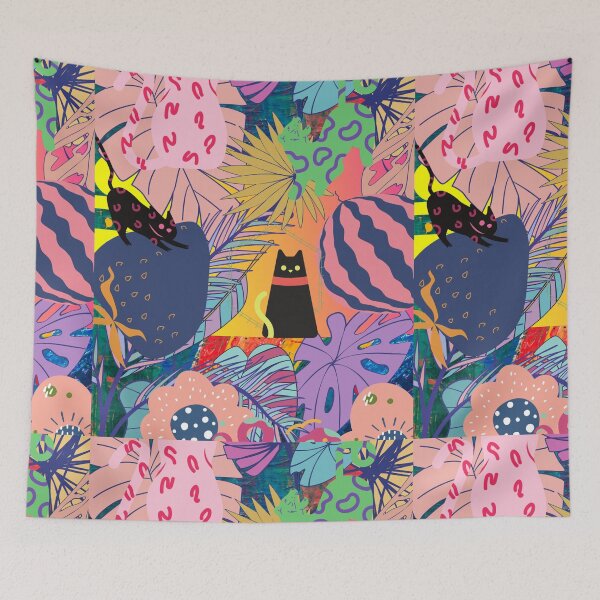 Item preview, Leaves and Cats designed and sold by Blertz.
