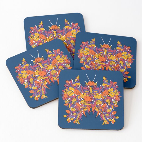 Item preview, Classic exotic floral butterfly illustration design designed and sold by EarthyPlanty.