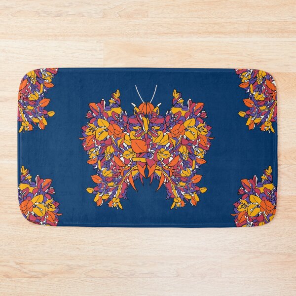 Item preview, Classic exotic floral butterfly illustration design designed and sold by EarthyPlanty.