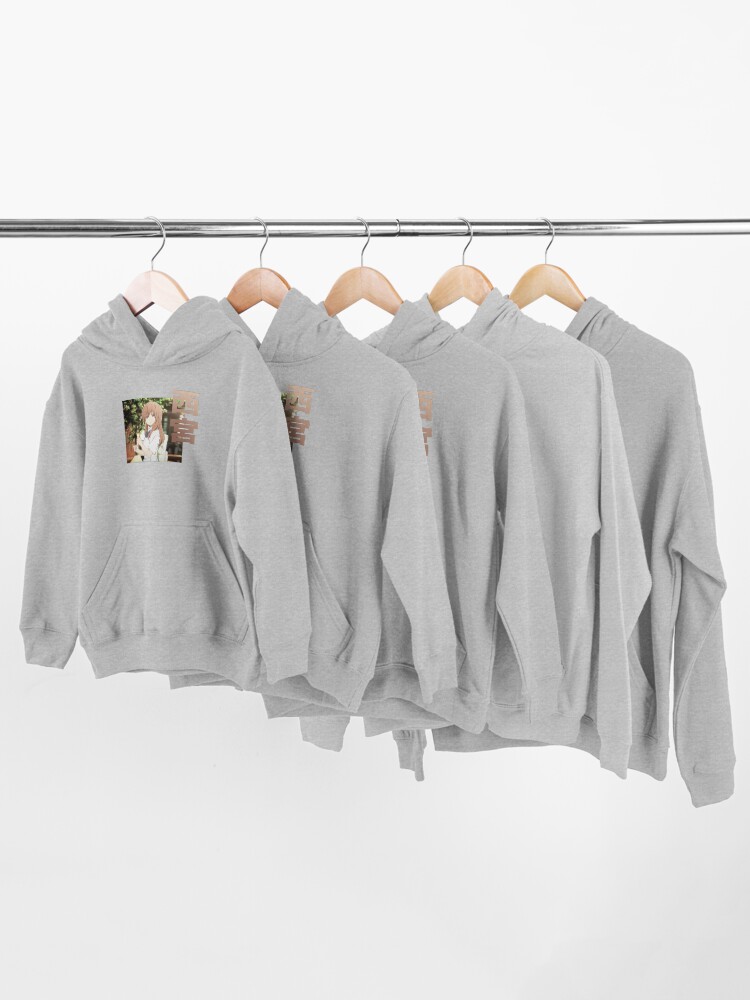 Alternate view of Shoko Nishimiya, a silent voice Kids Pullover Hoodie