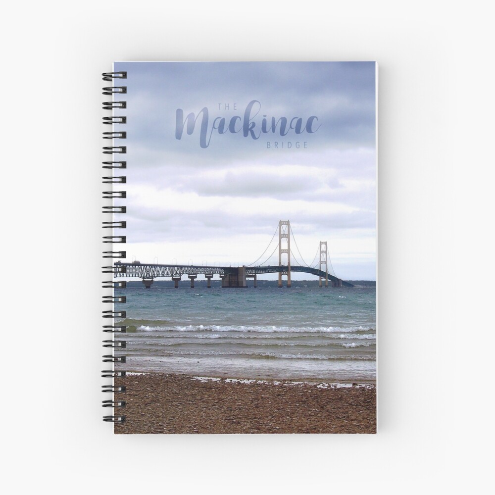 The Mackinac Bridge Spiral Notebook