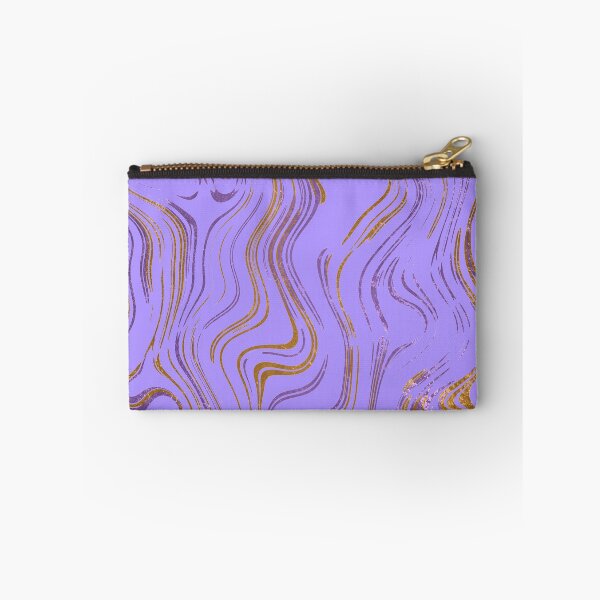 Item preview, Liquid Marble Swirls Purple Gold designed and sold by WisdomInspired.