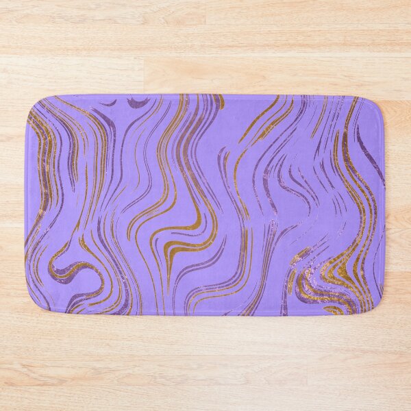 Item preview, Liquid Marble Swirls Purple Gold designed and sold by WisdomInspired.