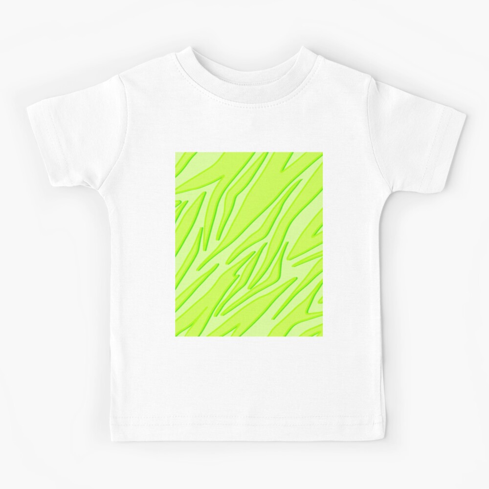 Printed T-shirt - Light green/tigers - Kids