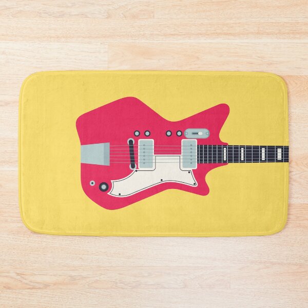 Item preview, Retro 60s Surf Rock Electric Guitar - Yellow designed and sold by VoodooCircus.