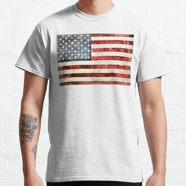Vintage American Flag Classic T-Shirt
