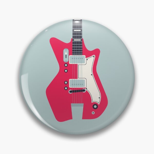 Item preview, Retro 60s Surf Rock Electric Guitar - Grey designed and sold by VoodooCircus.