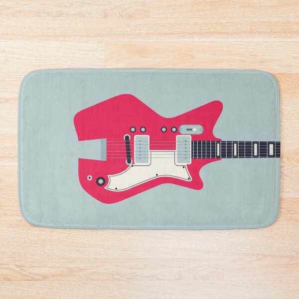 Item preview, Retro 60s Surf Rock Electric Guitar - Grey designed and sold by VoodooCircus.
